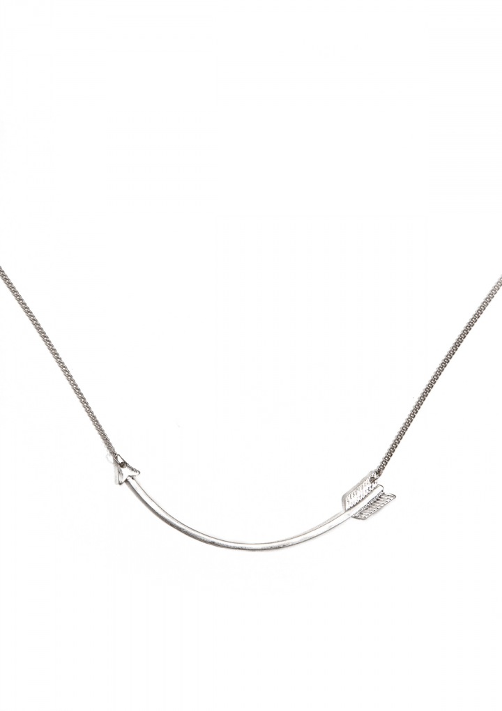 Arrow Necklace In Silver